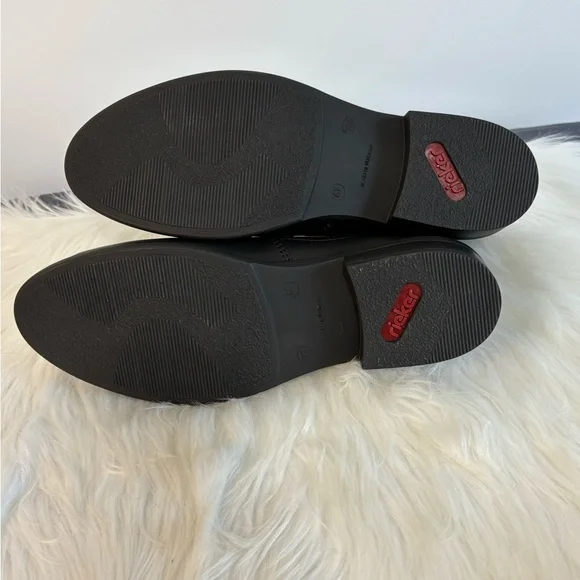 Rieker Women's Black Ankle Boots - Picture 8 of 8